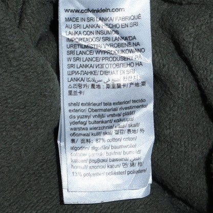 Mens UK Size L Calvin Klein Green Pullover Hoodie