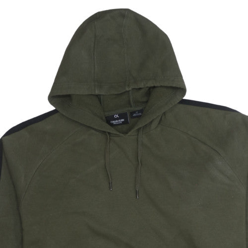 Mens UK Size L Calvin Klein Green Pullover Hoodie