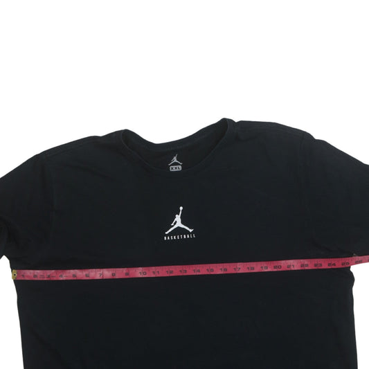 Jordan Dri-Fit Black Basketball Logo Men's XXL T-Shirt
