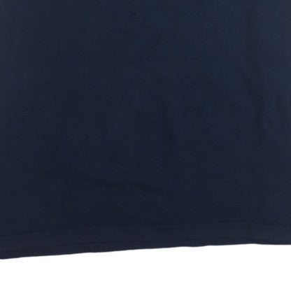 New Era Men's Navy Seattle Seahawks Graphic Crew Neck T-Shirt Size L