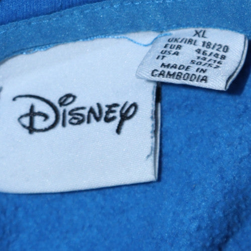 Womens UK Size XL Disney Blue Pullover Hoodie