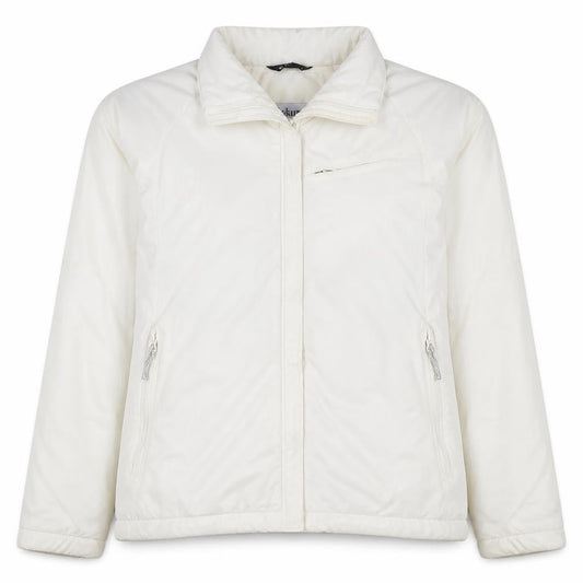 Columbia Women's White Full Zip Insulated Jacket L Nylon Blend
