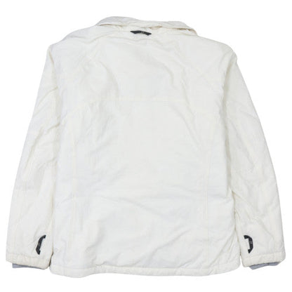 Columbia Women's White Full Zip Insulated Jacket L Nylon Blend