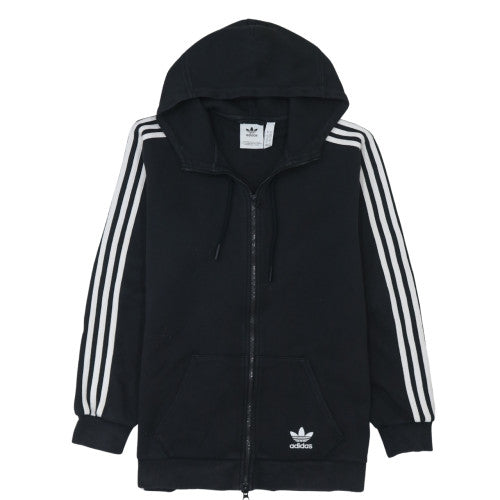 Mens UK Size XS Adidas Black Full Zip Hoodie