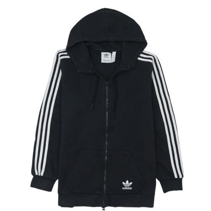 Mens UK Size XS Adidas Black Full Zip Hoodie