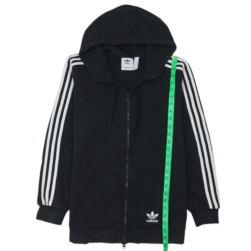 Mens UK Size XS Adidas Black Full Zip Hoodie
