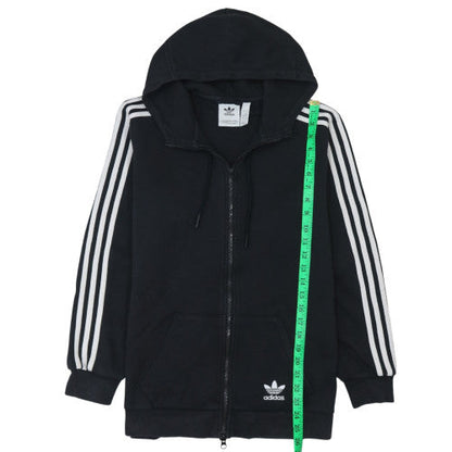 Mens UK Size XS Adidas Black Full Zip Hoodie