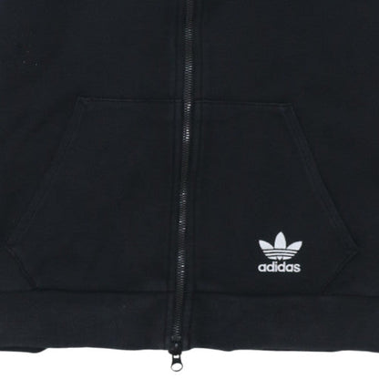 Mens UK Size XS Adidas Black Full Zip Hoodie