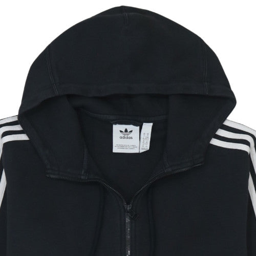 Mens UK Size XS Adidas Black Full Zip Hoodie