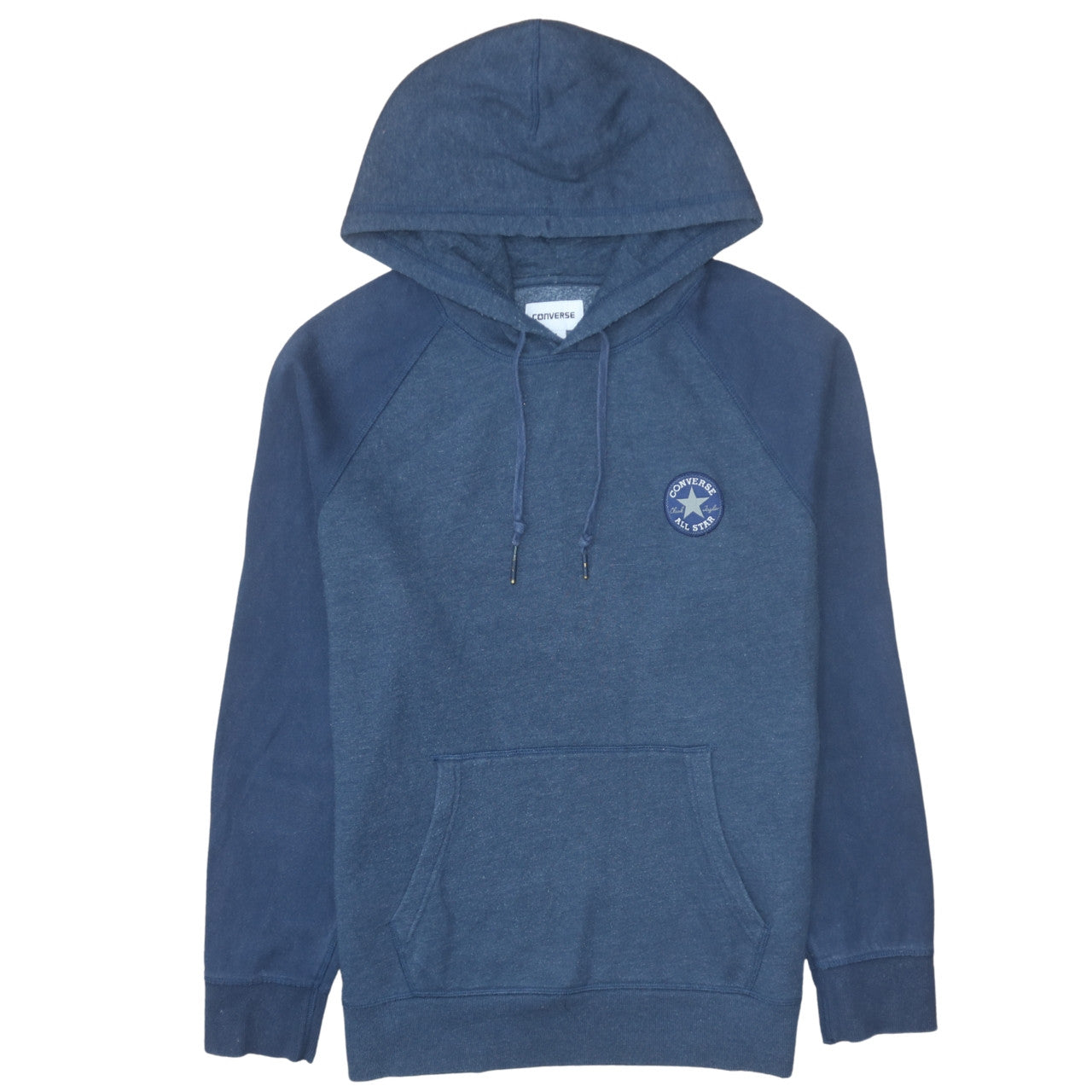 Mens UK Size M Converse Blue Pullover Hoodie