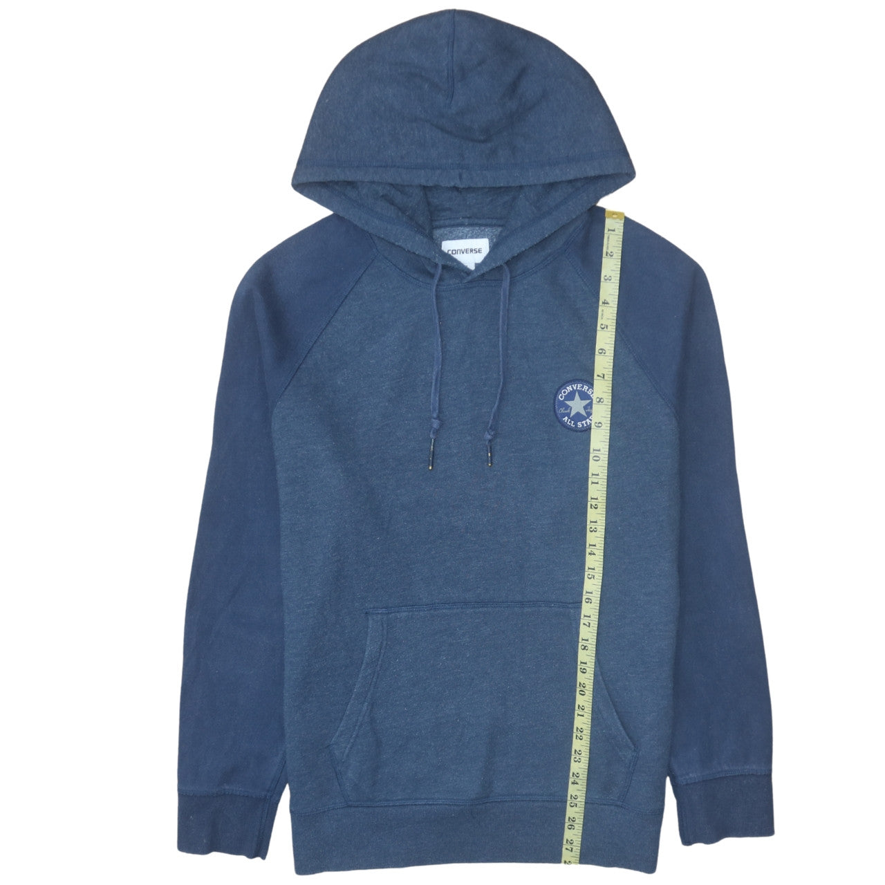 Mens UK Size M Converse Blue Pullover Hoodie