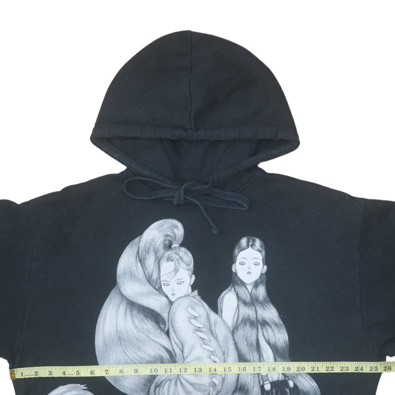 Womens UK Size L Zara Black Pullover Hoodie