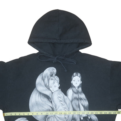 Womens UK Size L Zara Black Pullover Hoodie