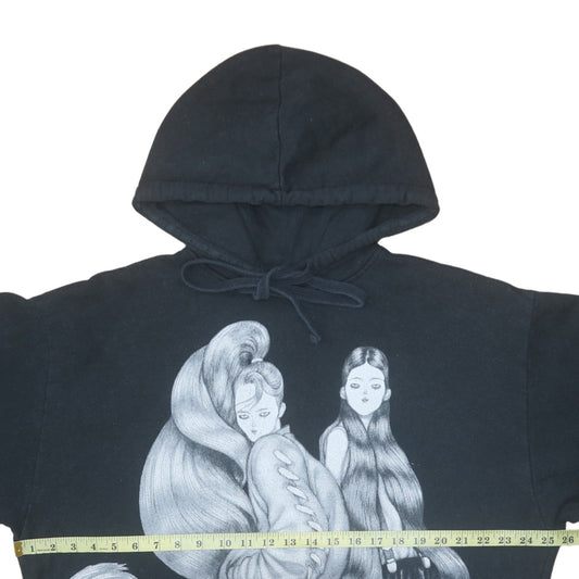Womens UK Size L Zara Black Pullover Hoodie