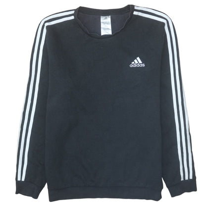 Mens UK Size L Adidas Black Pullover Sweatshirt