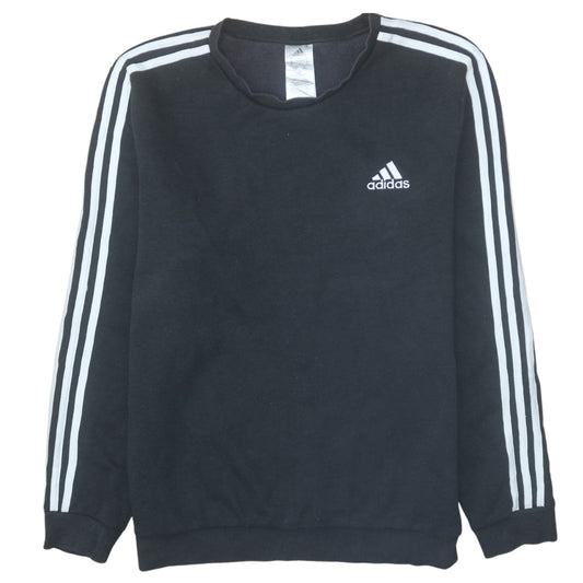Mens UK Size L Adidas Black Pullover Sweatshirt