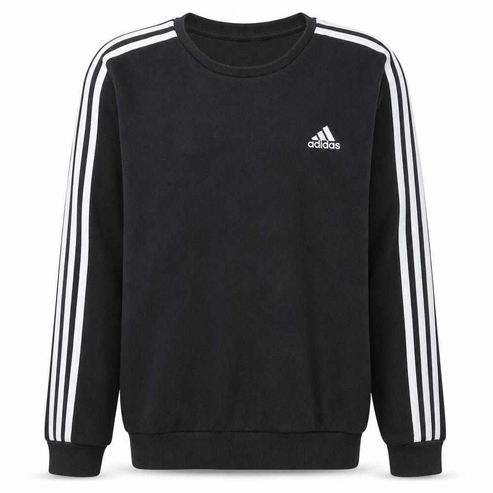 Mens UK Size L Adidas Black Pullover Sweatshirt