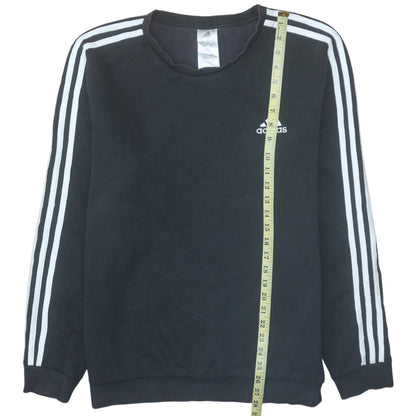 Mens UK Size L Adidas Black Pullover Sweatshirt