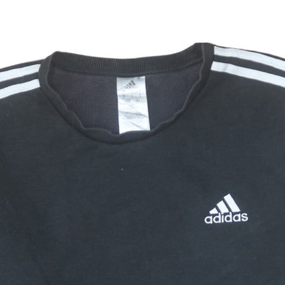 Mens UK Size L Adidas Black Pullover Sweatshirt