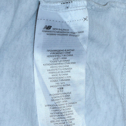 New Balance Men's Grey Medium Athletic Short Sleeve T-Shirt