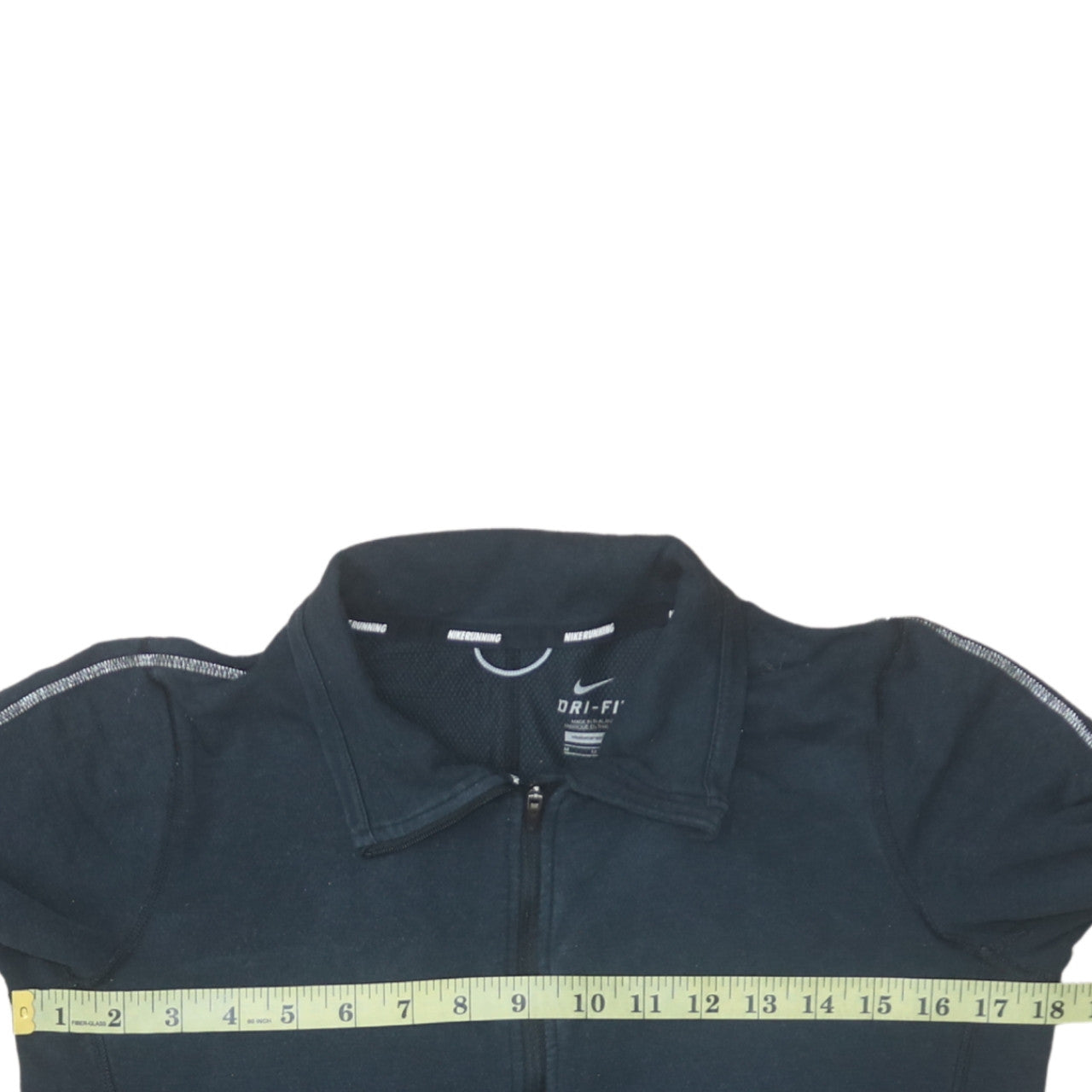 Womens UK Size M Nike Black Full Zip Hoodie