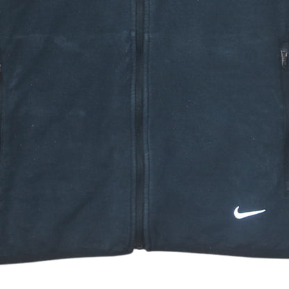 Womens UK Size M Nike Black Full Zip Hoodie