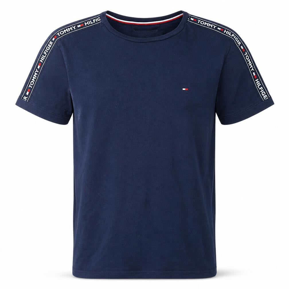 Tommy Hilfiger Men's Navy Blue Short Sleeve Crew Neck T-Shirt Size S