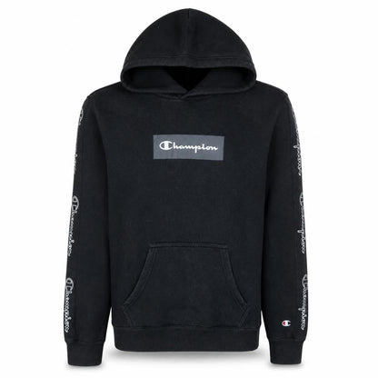 Mens UK Size XS Champion Black Pullover Hoodie