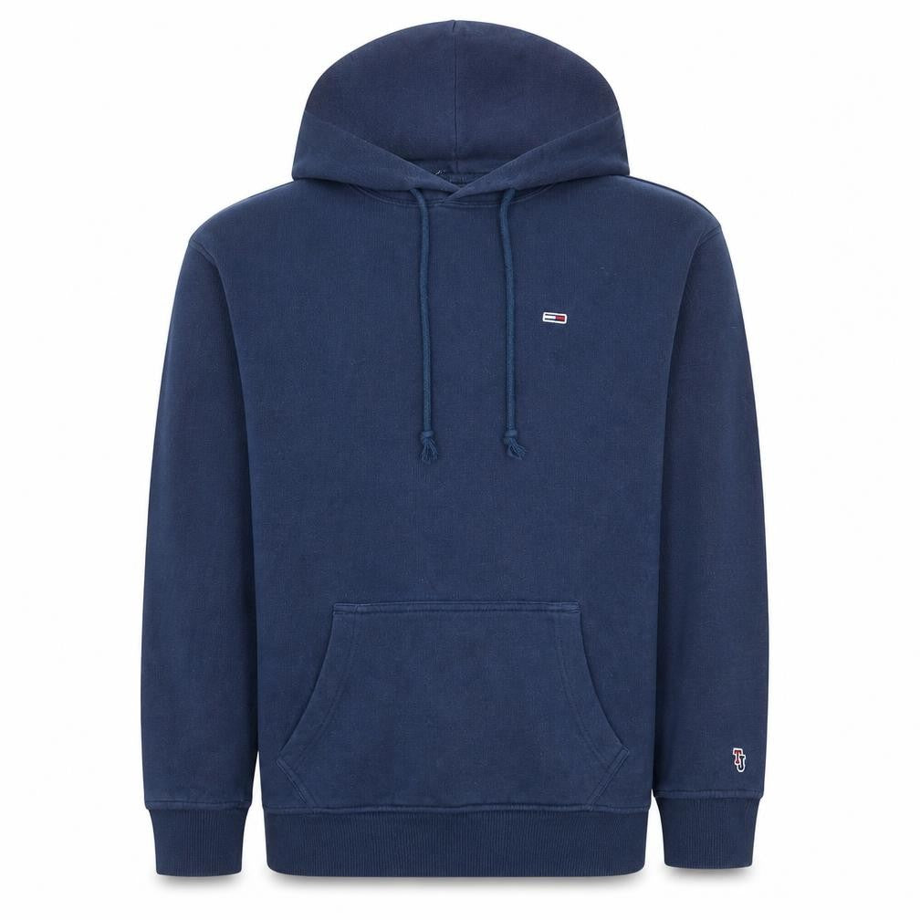 Mens UK Size S Tommy Jeans Blue Pullover Hoodie