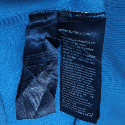 Mens UK Size L Tommy Jeans Blue Pullover Hoodie