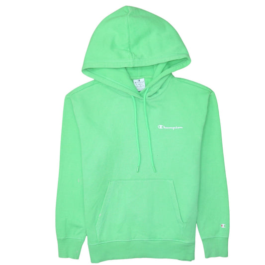 Womens UK Size XS Champion Green Pullover Hoodie