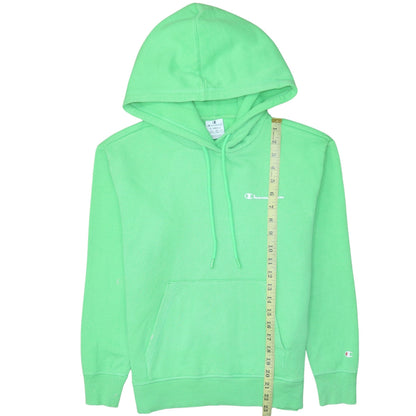 Womens UK Size XS Champion Green Pullover Hoodie