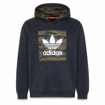 Mens UK Size M Adidas Black Pullover Hoodie