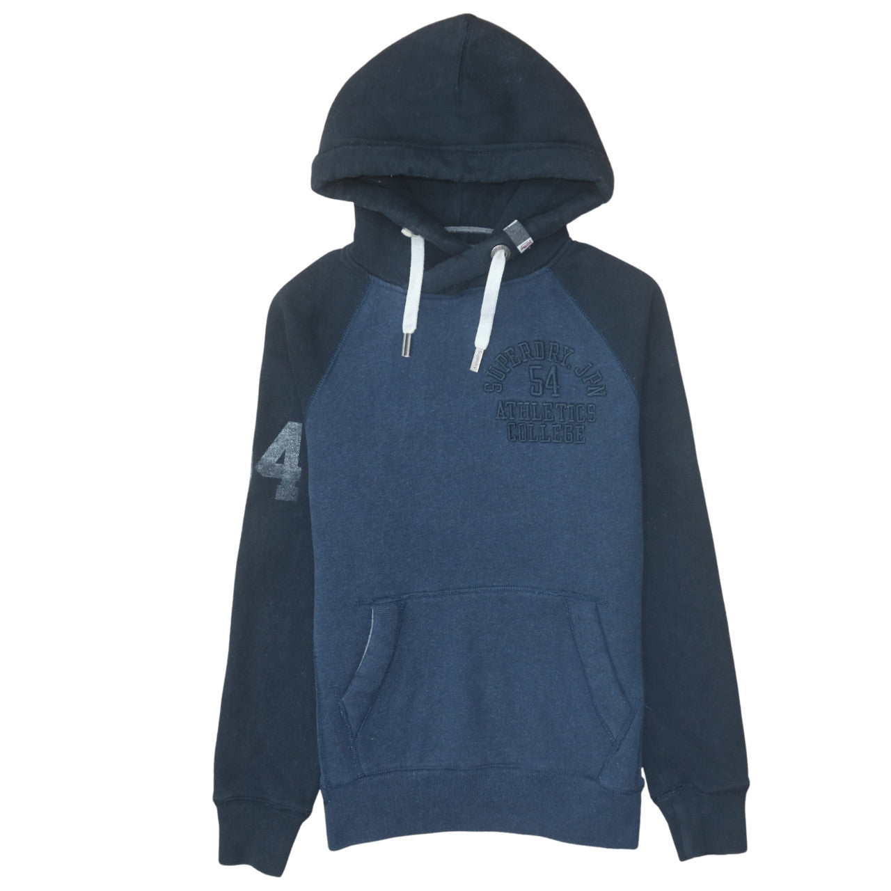 Mens UK Size M Superdry Blue Pullover Hoodie