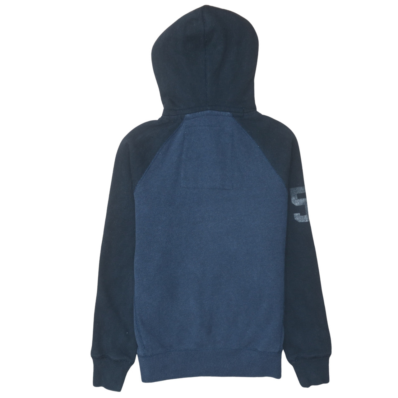 Mens UK Size M Superdry Blue Pullover Hoodie