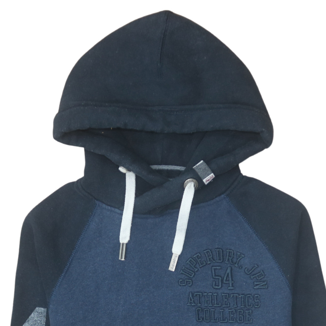 Mens UK Size M Superdry Blue Pullover Hoodie