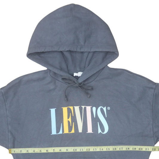 Womens UK Size S Levi's Black Pullover Hoodie