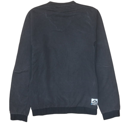 Mens UK Size M Adidas Black Pullover Sweatshirt