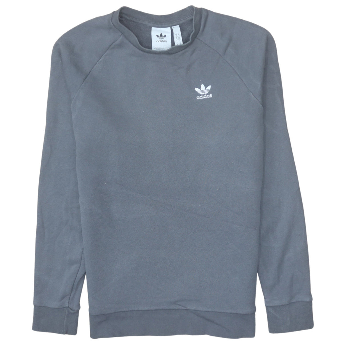 Mens UK Size S adidas Grey Pullover Sweatshirt
