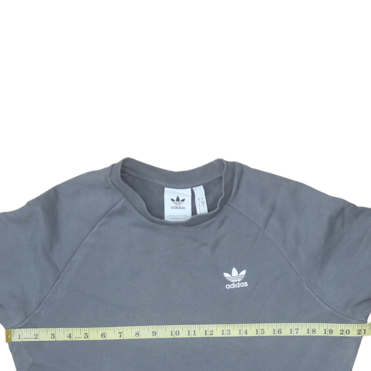 Mens UK Size S adidas Grey Pullover Sweatshirt