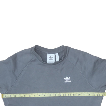 Mens UK Size S adidas Grey Pullover Sweatshirt