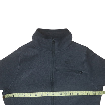 Womens UK Size M Nike Black Full Zip Sweatshirt