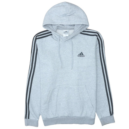 Mens UK Size M Adidas Grey Pullover Hoodie
