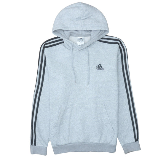 Mens UK Size M Adidas Grey Pullover Hoodie