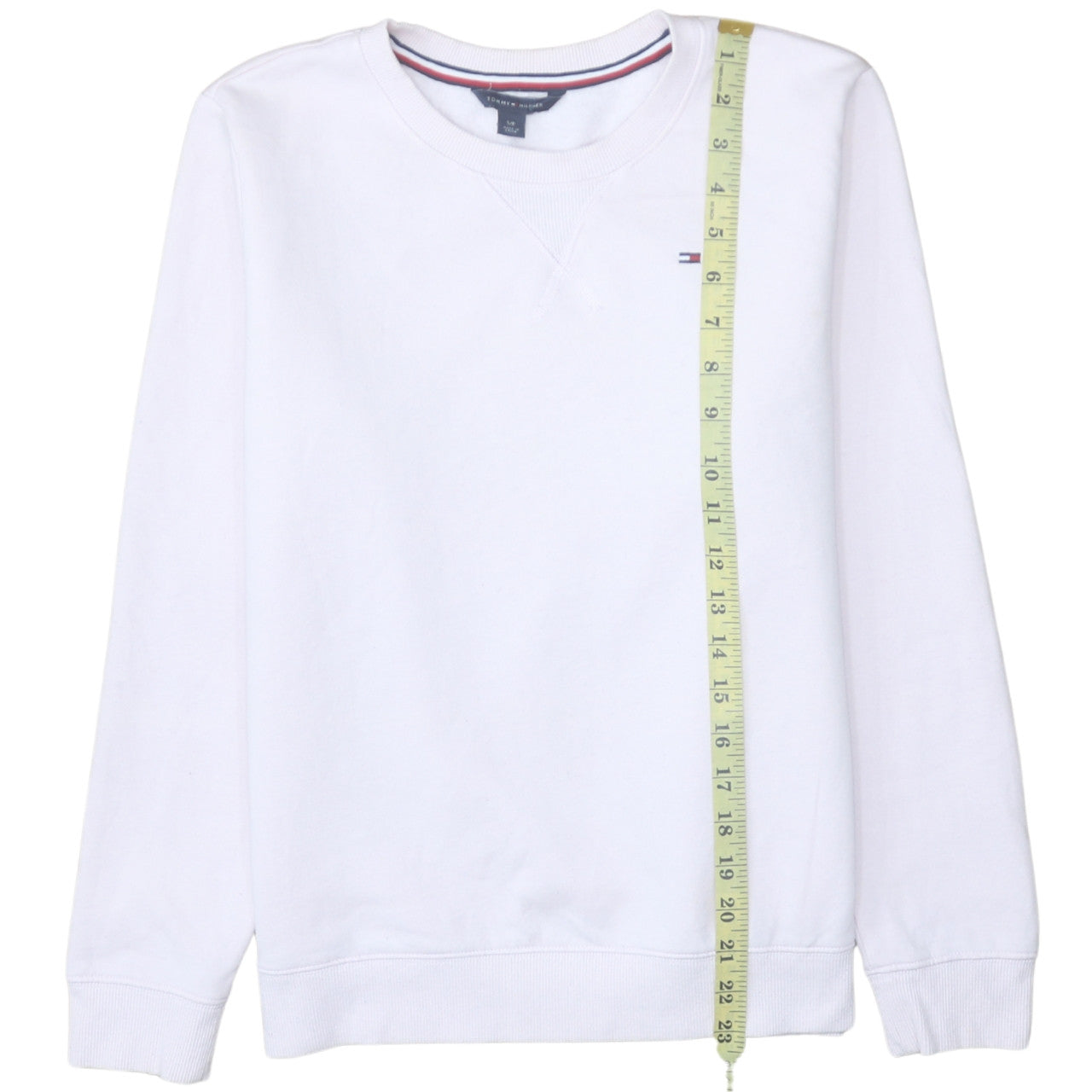 Womens UK Size S Tommy Hilfiger White Pullover Sweatshirt