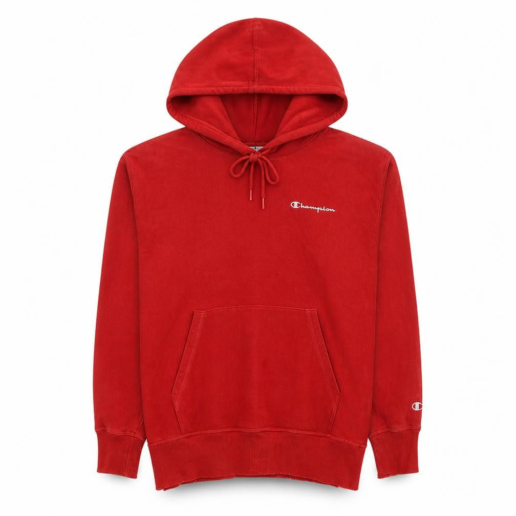 Womens UK Size M Champion Red Pullover Hoodie