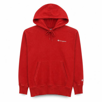 Womens UK Size M Champion Red Pullover Hoodie