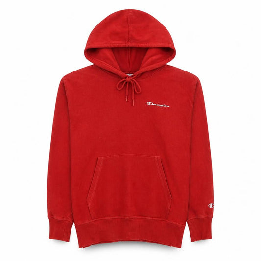 Womens UK Size M Champion Red Pullover Hoodie