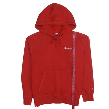 Womens UK Size M Champion Red Pullover Hoodie