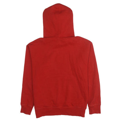 Womens UK Size M Champion Red Pullover Hoodie